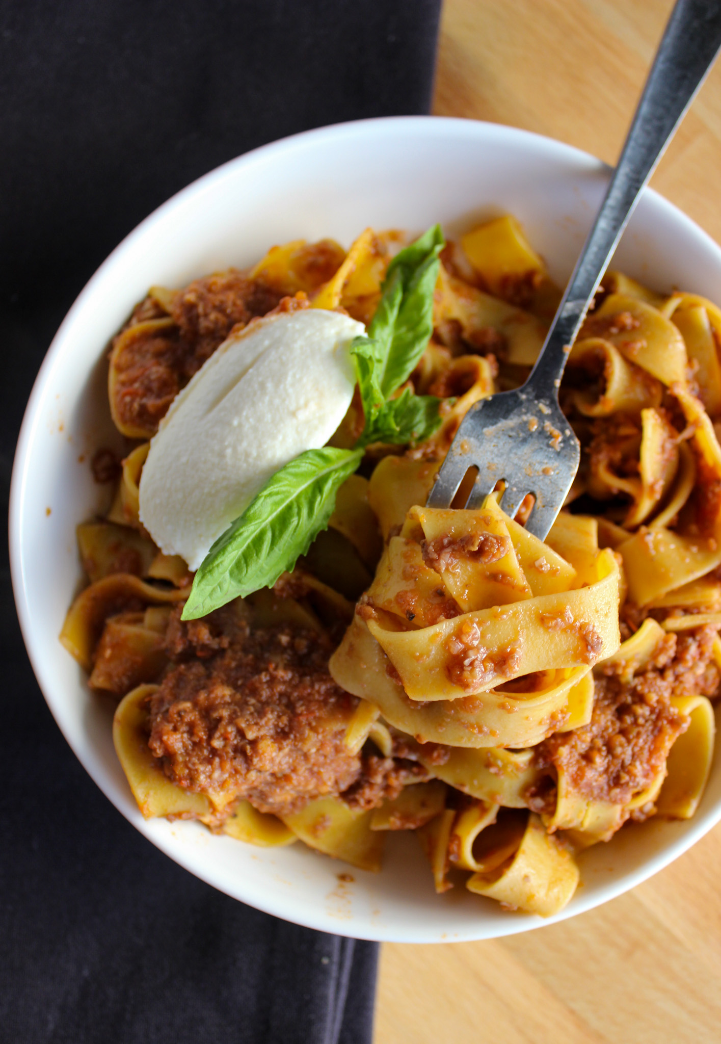 Vegetarian Pasta Bolognese - For The Perfect Bite